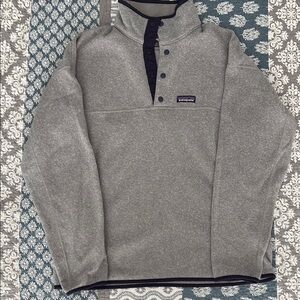 Patagonia Better Sweater  Sweatshirt, Heather Gray, Size Large